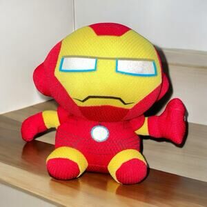 Ty Beanie Baby Plush Marvel Iron Man Pillow Stuffed Animal Bedroom Decor Gift 7"